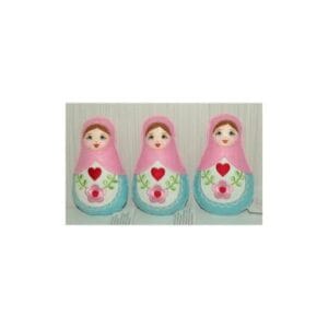 Soft dolly set of 3 ( medium)