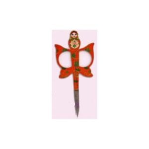 ORANGE scissors nesting Doll Babooshki s
