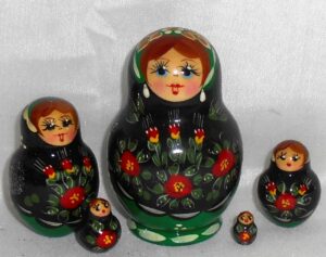 Vasilissa Babushka Matryoshka nesting Doll  Babooshki Babushkas