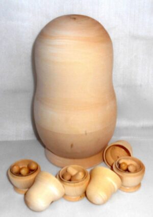 Blank DIY Dynasty 13-set raw plain unpainted Unfinished Montessori DIY BLANK nesting Doll Babooshki s
