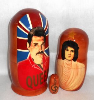 Queen Freddie Mercury nesting Doll Babooshki s