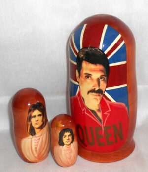 Queen Freddie Mercury nesting Doll Babooshki s