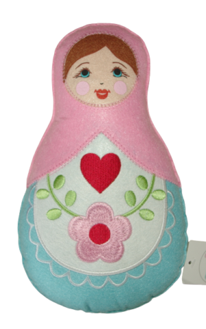 Soft dolly Large 24cm  Babushka Matryoshka nesting Doll  Babooshki Babushkas