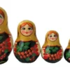 Nolinsk Cream berry nesting Doll Babooshki s Classic Village Traditional