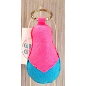 Babushka doll keyring PINK