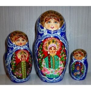 Russian Beauty in Blue