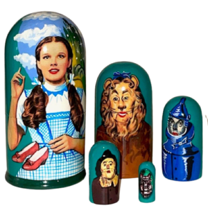 Wizard of OZ Babushka   Babushka Matryoshka nesting Doll  Babooshki Babushkas