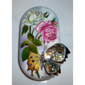 Butterfly & Roses