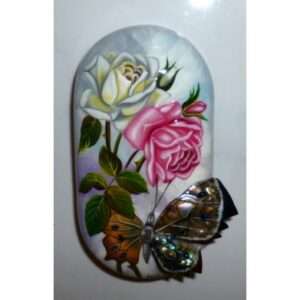 Butterfly & Roses