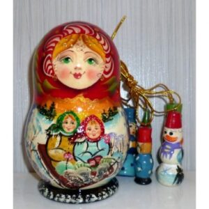 Girl - Xmas decorations box