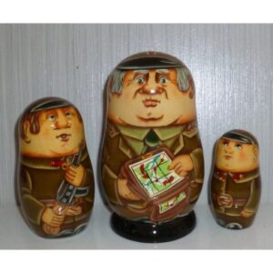 Funny General in brown 3-set