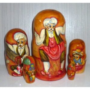 Pinocchio on wood