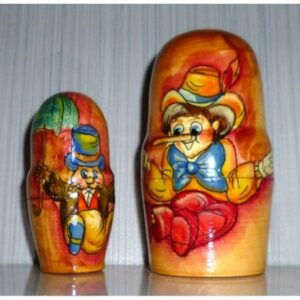 Pinocchio on wood