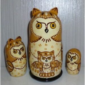 Albert the Owl light brown small