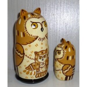 Albert the Owl light brown small