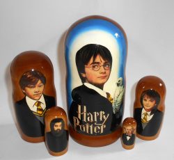 Harry Potter Babushka Matryoshka nesting Doll  Babooshki Babushkas