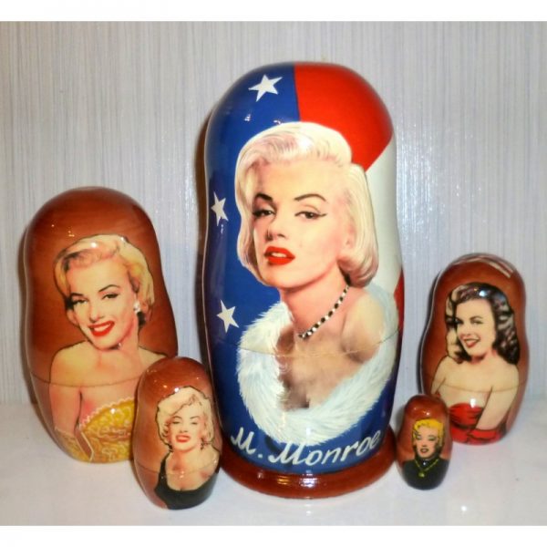 Marilyn Monroe Babushka Babushka Matryoshka Nesting Doll Babooshki Babushkas Dolls In Dolls 2470