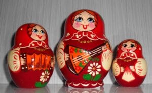 Nolinsk Balalayka music 7set Babushka Matryoshka nesting Doll - Image 3