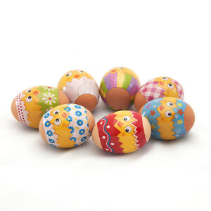 7  Funny Chickens, Easter Egg Shrinking Wraps - 2
