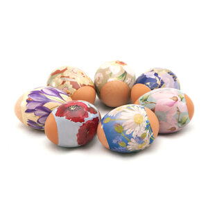 7 Florals Tulips  , Easter Egg Shrinking Wraps - 2