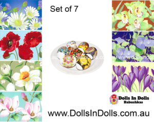 7 Florals Tulips  , Easter Egg Shrinking Wraps