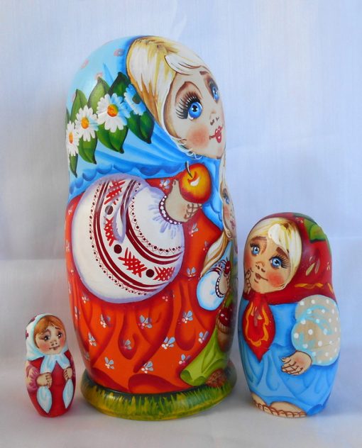 Tatiana With Fruits Babushka Matryoshka Nesting Doll Babooshki ...