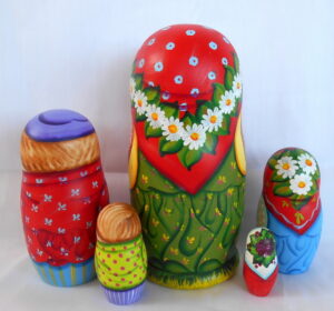 Tatiana bath time nesting Doll Babooshki s