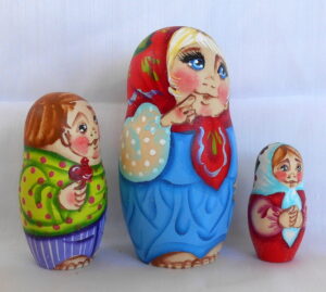 Tatiana bath time nesting Doll Babooshki s