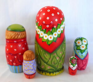 Tatiana, Cats & Milk nesting Doll Babooshki s