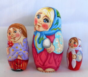 Tatiana, Cats & Milk nesting Doll Babooshki s