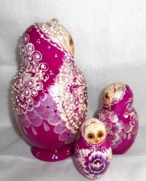 Bride dress Large nesting Doll Babooshki s