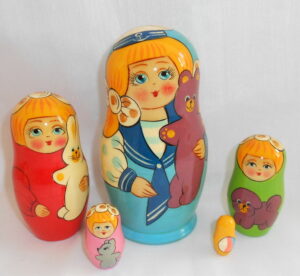Sailor Girl & Toys Babushka Matryoshka nesting Doll Babooshki Babushkas Babushka Matryoshka nesting Doll Babooshki Babushkas