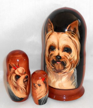 Yorkshire Terrier nesting Doll Babooshki s