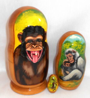Monkey nesting Doll Babooshki s