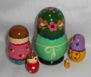 Zagorsk Kids & Infant small nesting Doll Babooshki s Classic Village Traditional