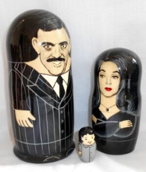 Addams Family nesting Doll Babooshki s