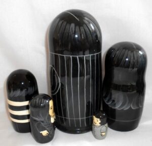 Addams Family nesting Doll Babooshki s
