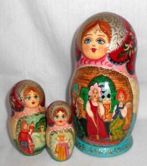 Tsar Saltan tale nesting Doll Babooshki s