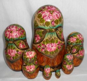 Winter Date 7-set nesting Doll Babooshki s