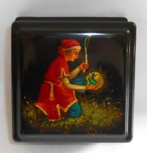 Lacquered box The Frog Princess tale - 4
