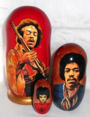 Jimmy Hendrix nesting Doll Babooshki s