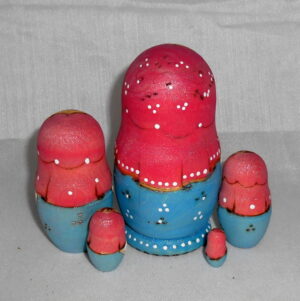 Jessie Blue Dress nesting Doll Babooshki s