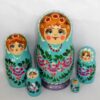 Dasha in blue Babushka Matryoshka nesting Doll Babooshki Babushkas