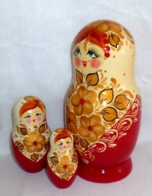 Zosya in red nesting Doll Babooshki s