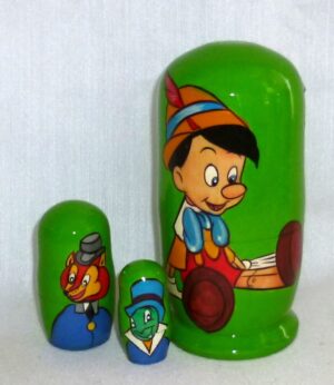 Pinocchio small nesting Doll Babooshki s