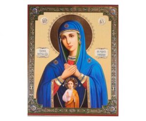 Icon Our Lady Helper in Childbirth S Height 7cm Length 6cm width