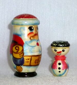 Xmas Tree 3-set nesting Doll Babooshki s