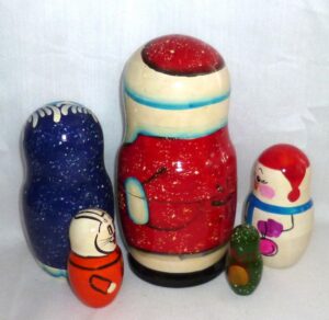 Santa Vasiliy large nesting Doll Babooshki s