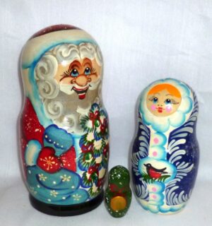 Santa Vasiliy large nesting Doll Babooshki s