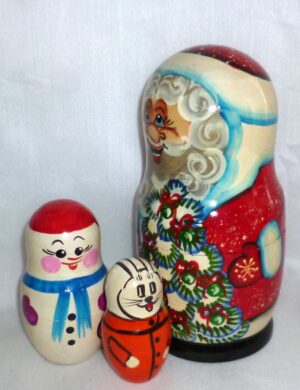 Santa Vasiliy large nesting Doll Babooshki s